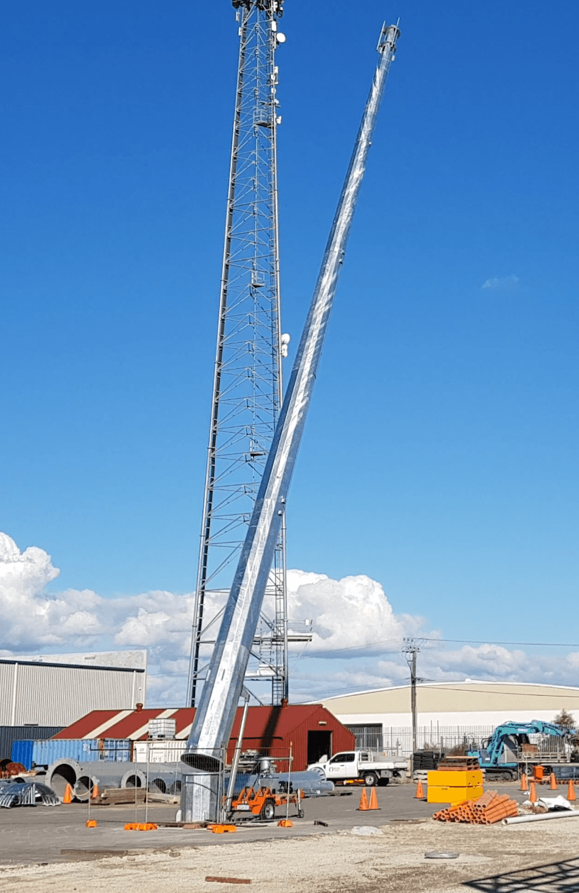 Hydraulic Lift Monopole